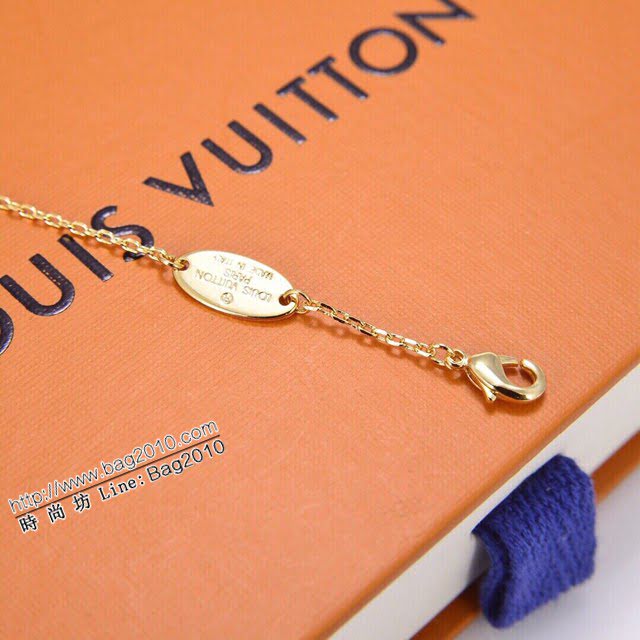 Louis Vuitton新款飾品 路易威登字母O手鏈 LV簡約字母金色可調節手鏈  zglv2219